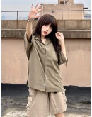 NoThomme SS23 Basic Olive Shirt