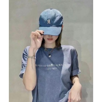 Alexander Wang Smog Blue HotDrill Tee