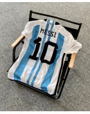 Messi Argentina Champion 3 Stars AFA WorldCup Jersey