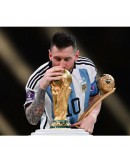 Messi Argentina Champion 3 Stars AFA WorldCup Jersey