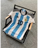 Messi Argentina Champion 3 Stars AFA WorldCup Jersey