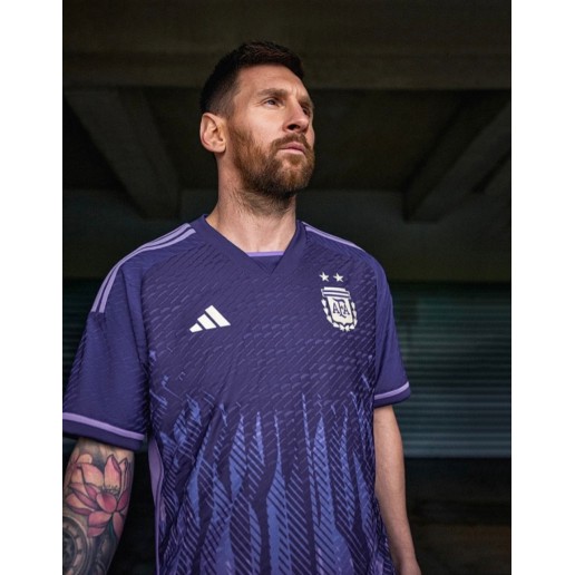 Adidas 2022 Fifa World Cup Qatar Football Away Jersey Argentina ‘Messi‘ purple version