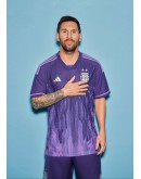 Adidas 2022 Fifa World Cup Qatar Football Away Jersey Argentina ‘Messi‘ purple version