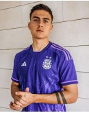 Adidas 2022 Fifa World Cup Qatar Football Away Jersey Argentina ‘Messi‘ purple version