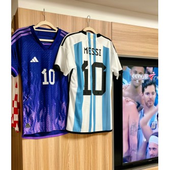 Adidas 2022 Fifa World Cup Qatar Football Away Jersey Argentina ‘Messi‘ purple version