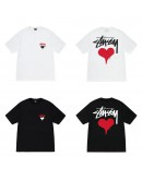 Stussy Stock Heart Logo Tee