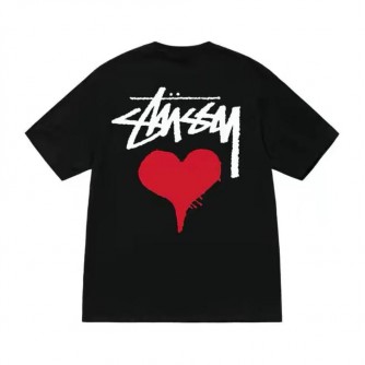 Stussy Stock Heart Logo Tee