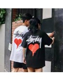 Stussy Stock Heart Logo Tee