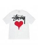 Stussy Stock Heart Logo Tee