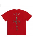 Ready Stock Travis Scott PlayStation MotherBoard lV Tee red size M