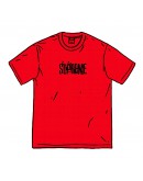 Ready Stock Supreme Splatter Red Tee size S