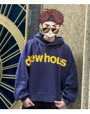 DrewHouse FW22 Box Hoodie Navy & justin bieber